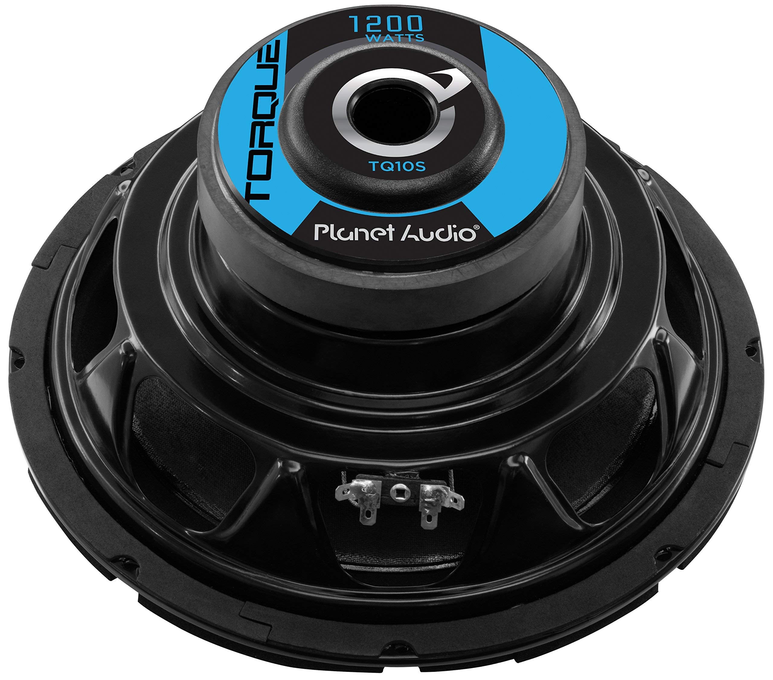 Torque Series Planet Audio 10 Inch Car Subwoofer - 1200 Watts Max, Single 4 Ohm Voice Coil, Sold Individually, Hook Up to Amp