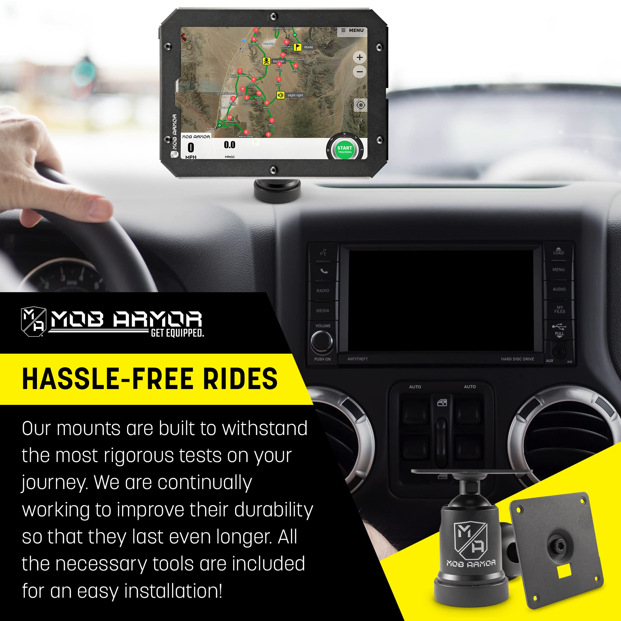 75mm VESA Maxx Magnetic Mount Mob Armor, Compatible with The Armor Series Line of Tablet Enclosures, VESA Metal Plate, Magnetic Mounting Plate, Tablet Mount Magnet Base