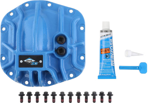 Spicer Nodular Iron 10053465 Front Dana 30 Differential Cover Compatible with Select Wrangler JL - Blue