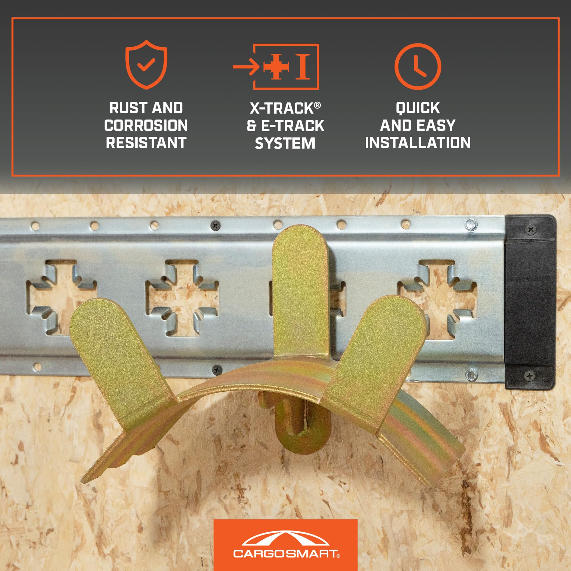 Cord and Hose Holder for X-Track/E-Track Systems