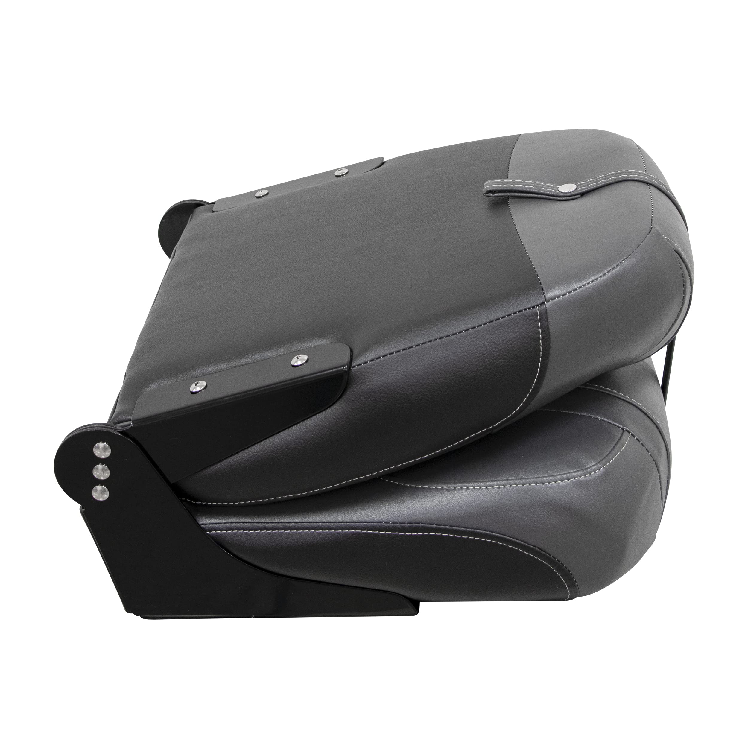 3304-860 Wise Pro-Angler Series High Back Boat Seat Charcoal/Black/Marble Grey