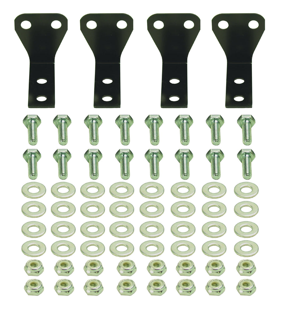 50020 Derale Stacked Plate Cooler Mounting Bracket Kit 10 Row Core