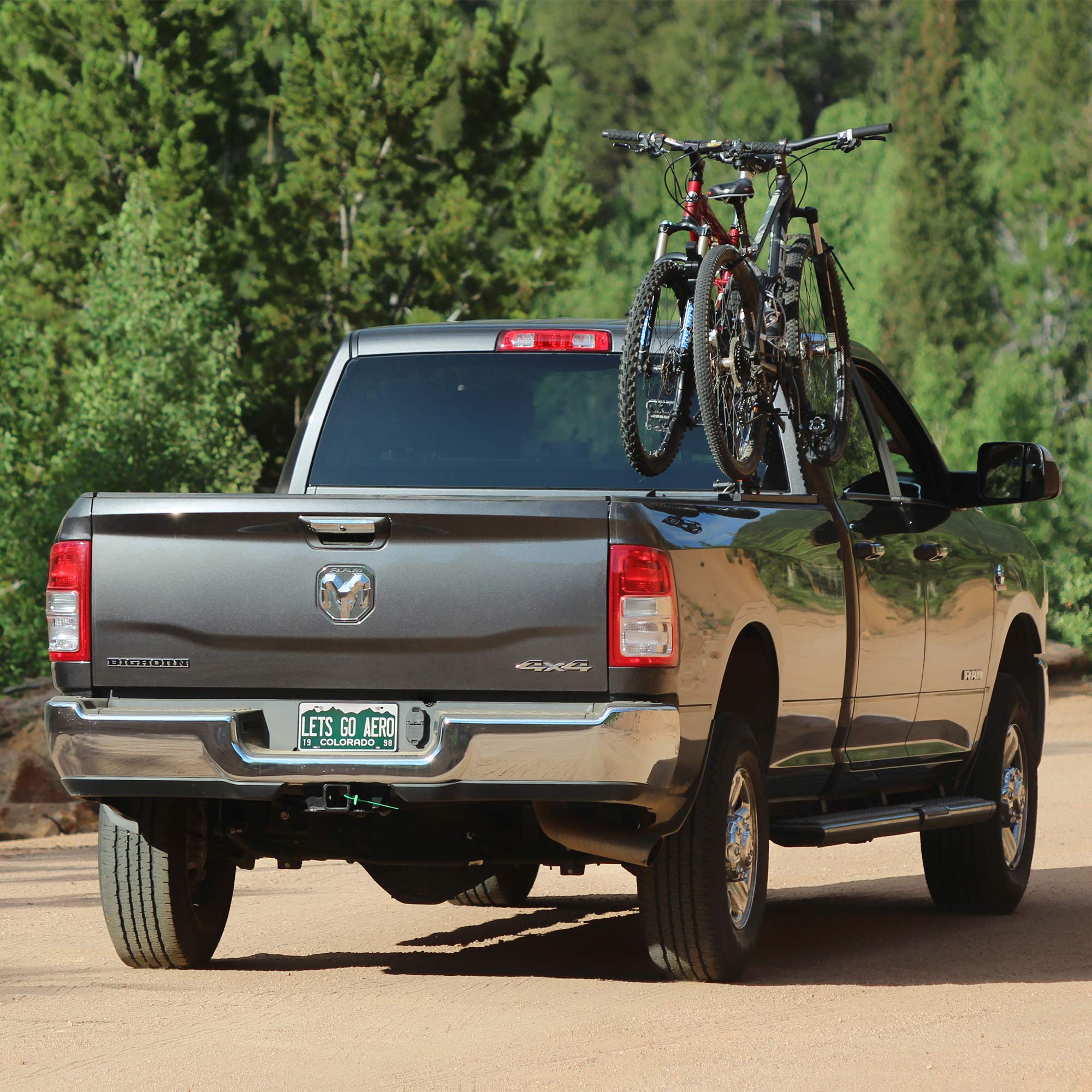 Half Nelson Let's Go Aero 2-Bike Truck Bed Mount V-Rack Carrier