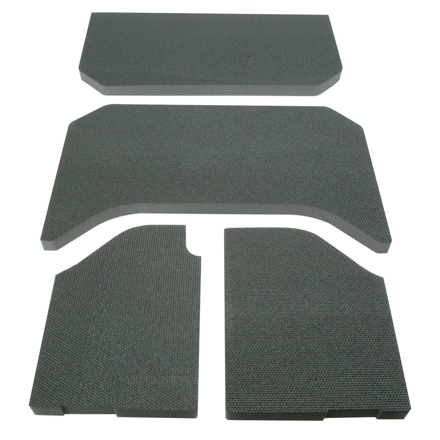 Boom Mat Design Engineering 050131 Black Sound Deadening Headliner Compatible with 4-Door Jeep Wrangler (2007-2010)
