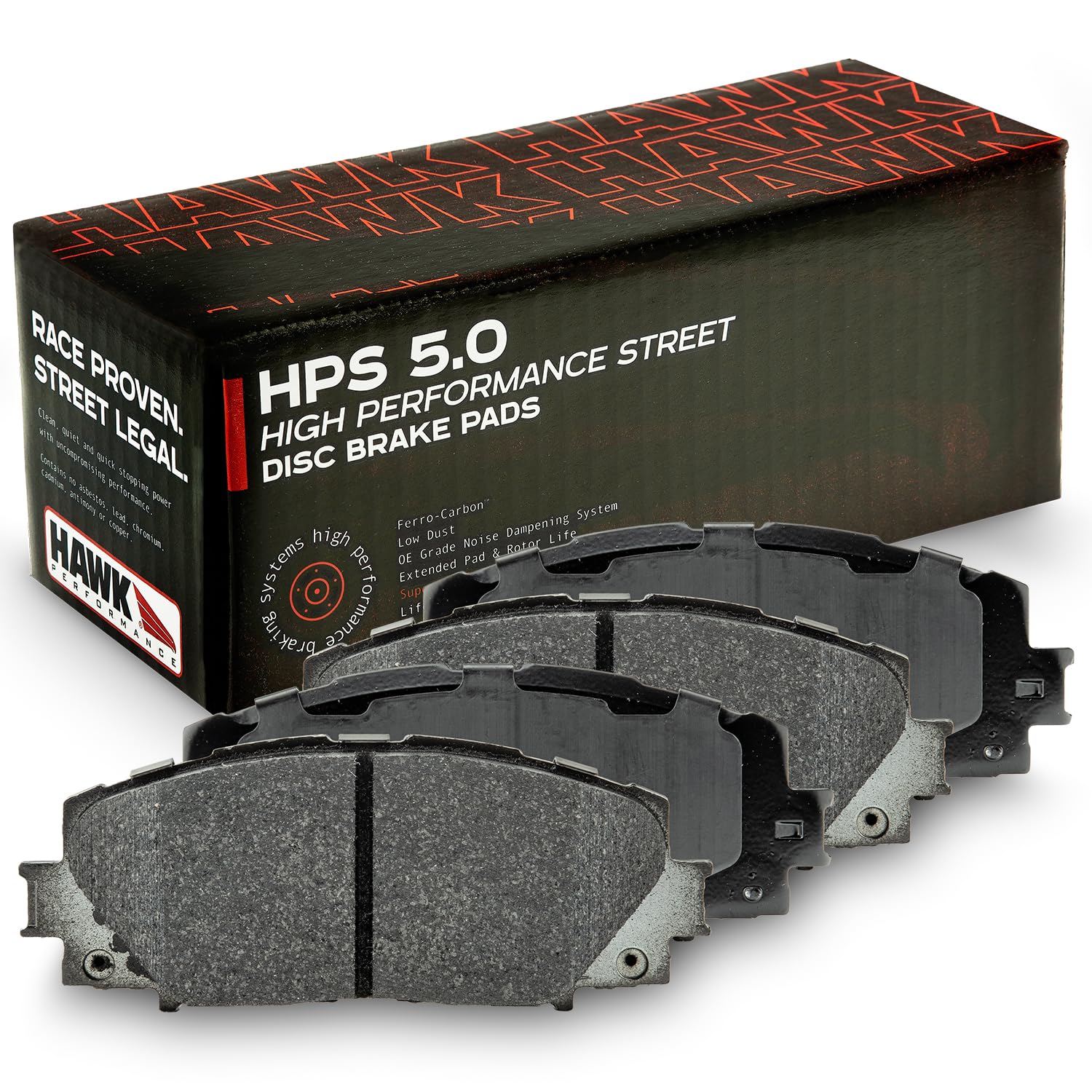 Hawk Performance HPS 5.0 HB596B.690 Street Brake Pads