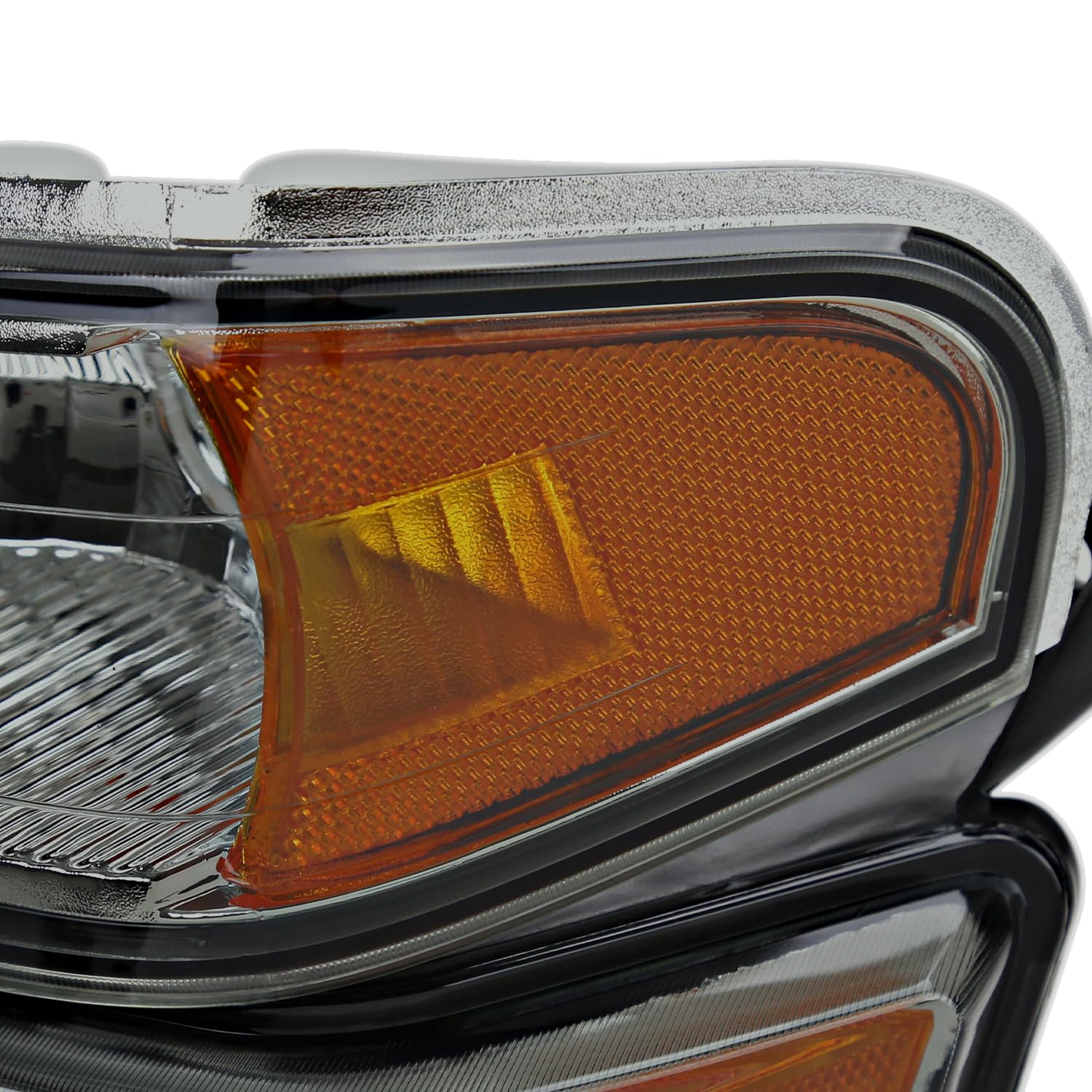 Light Smoke SPEC-D TUNING Headlights + Corner Lights Compatible with 2004-2012 Chevy Colorado