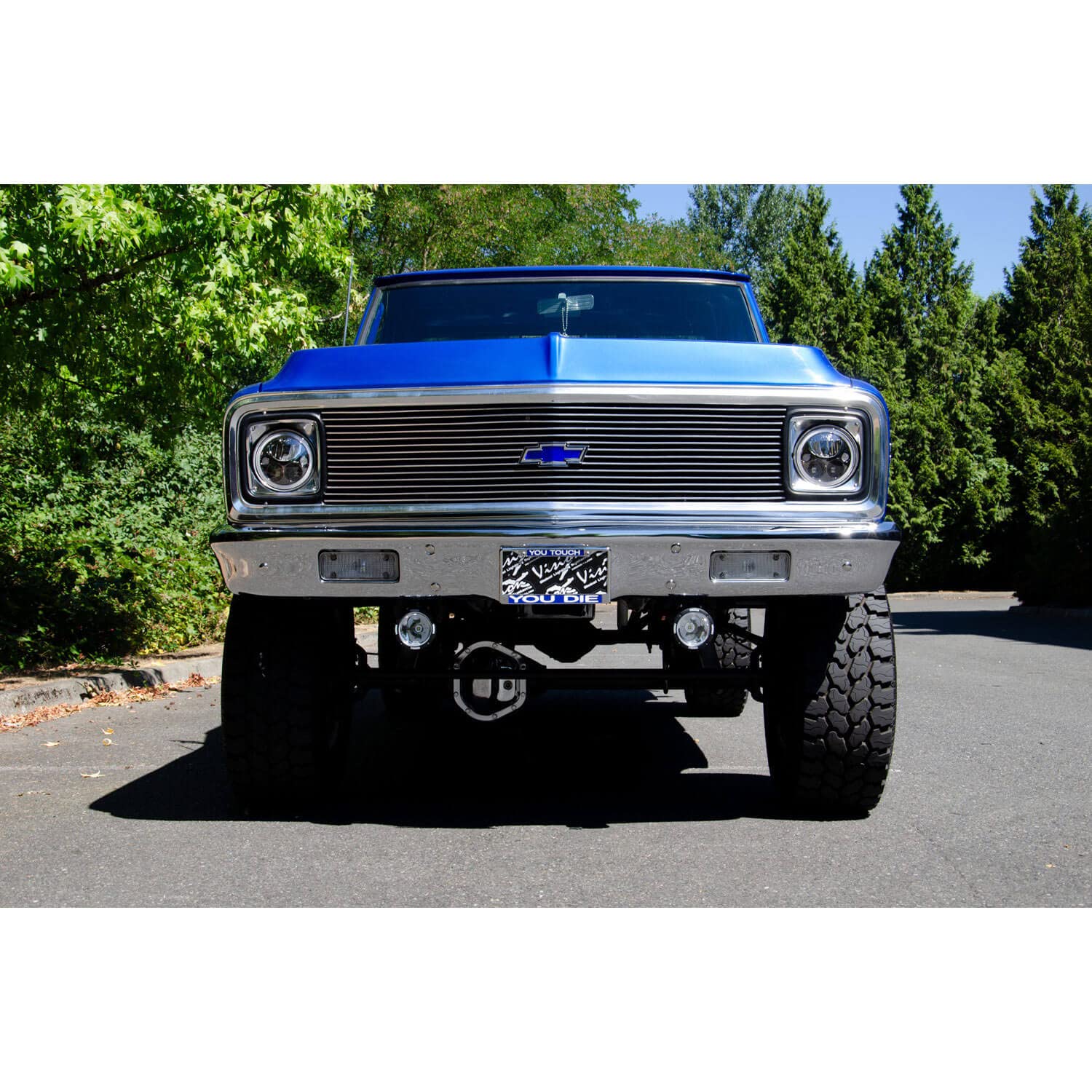 5.75" Round Vision X Vortex LED Headlight with Low-High Halo 9895604