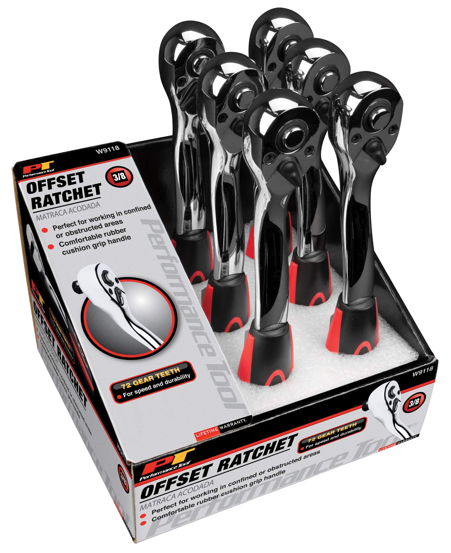 3/8 In. Drive Performance Tool Offset Ratchet Quick Release