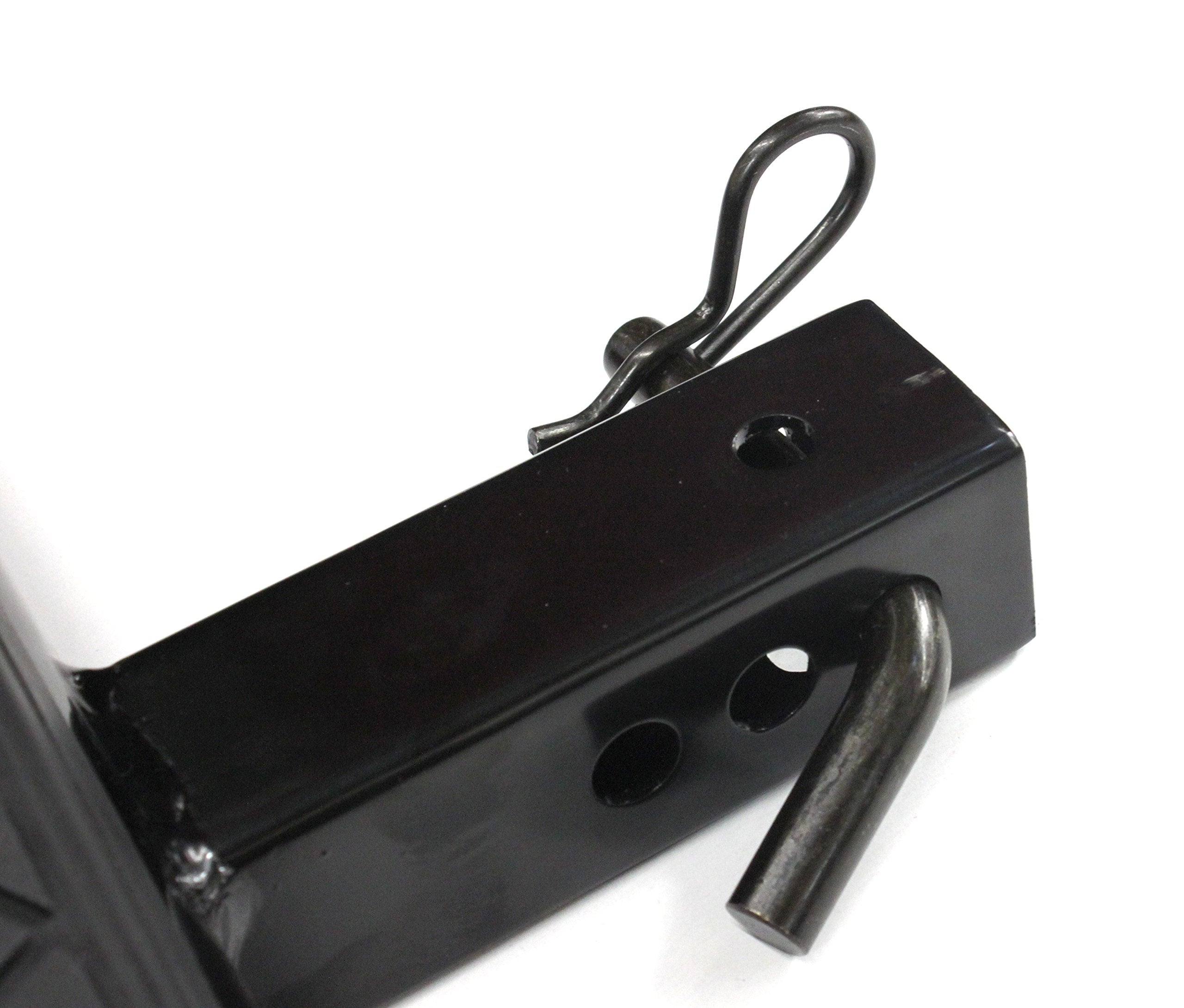 460B Go Rhino 4" Oval Hitch Step - Black, 2" Receiver