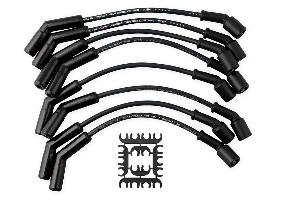 Extreme 9000 ACCEL 9065CK Spark Plug Wire Set Black Ceramic Boot