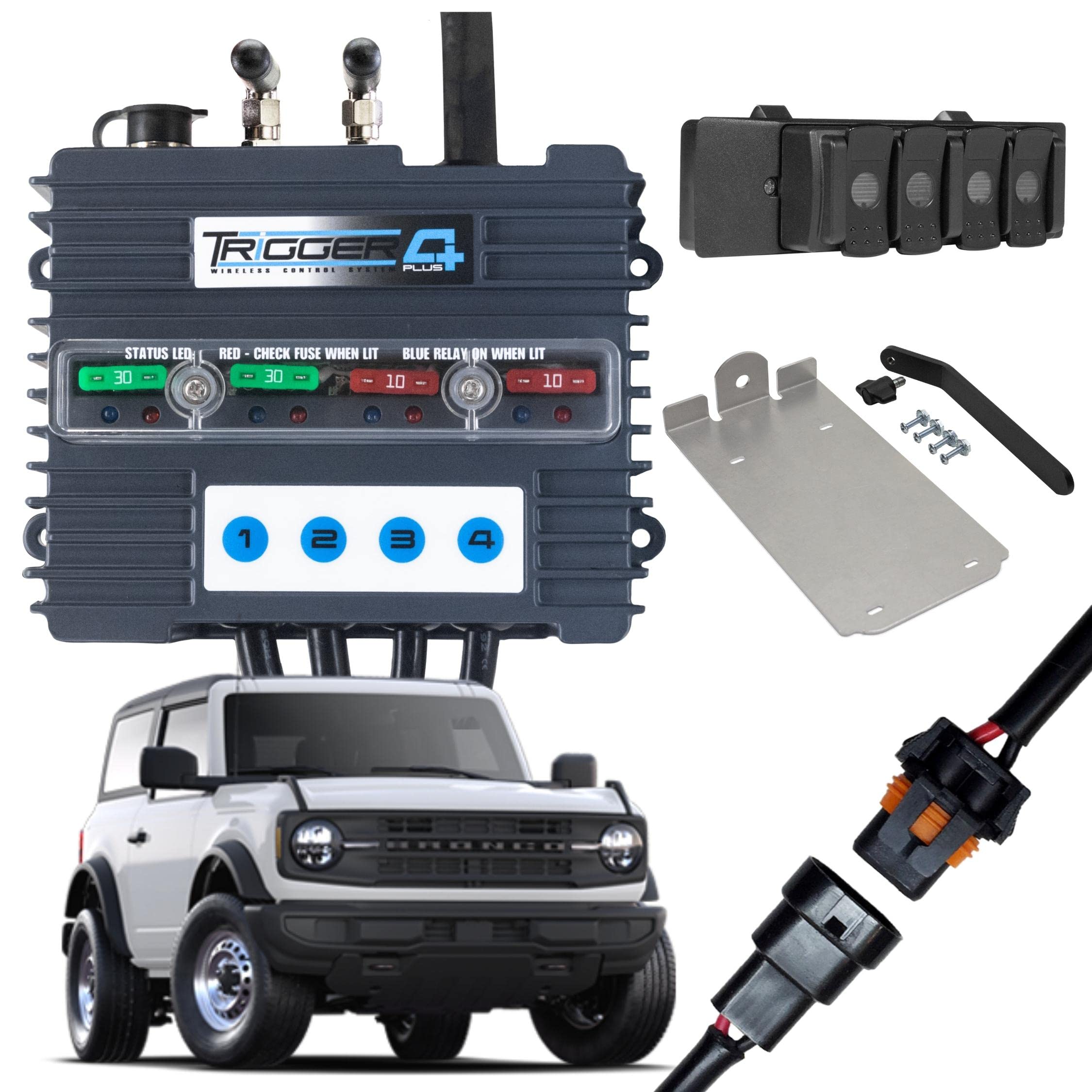 4 Plus Controller Trigger 2100BRO: Ford Bronco 2021+ Combo Kit
