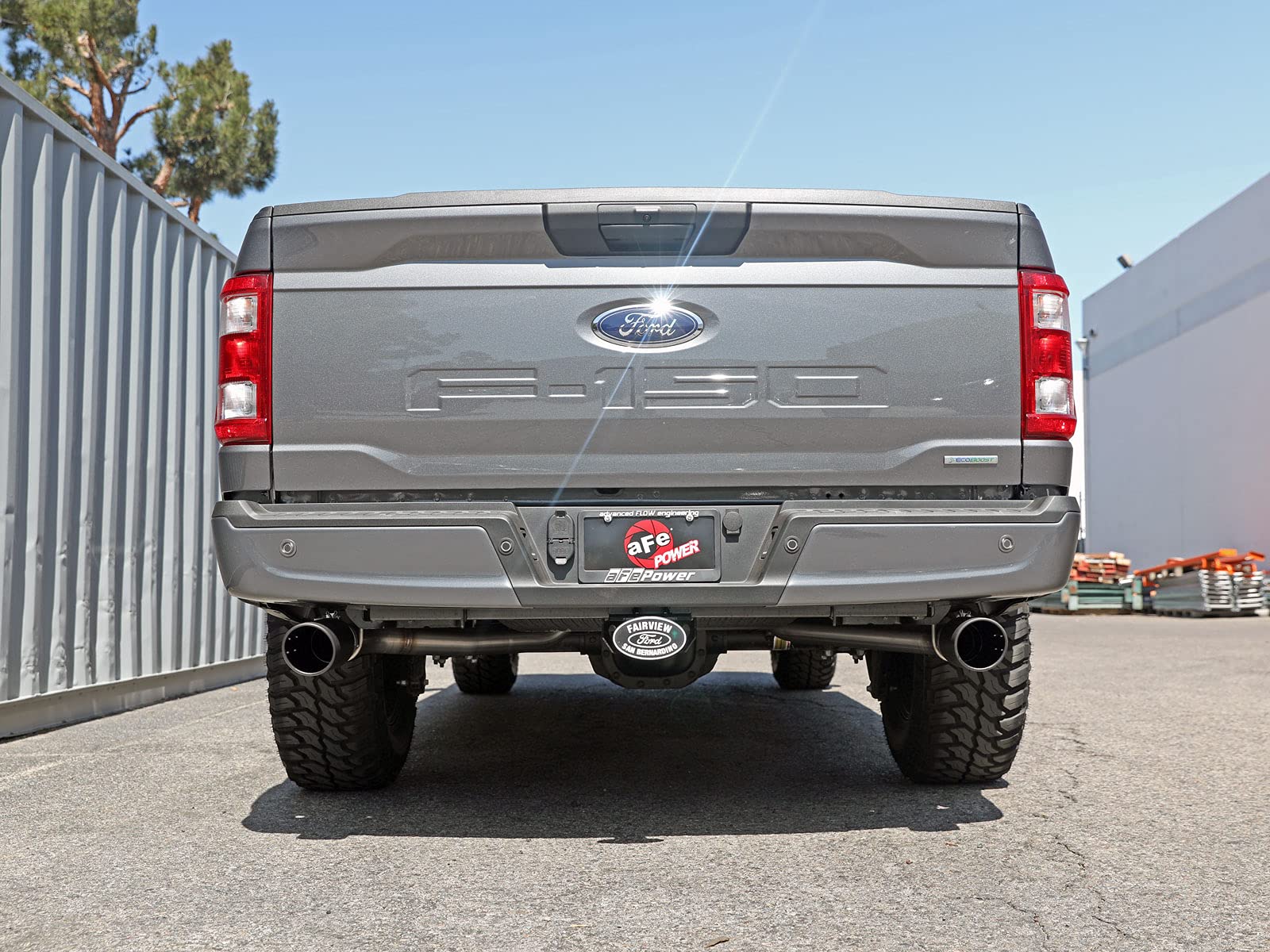 Vulcan Series aFe POWER 49-33127-B 3 IN 304 Stainless Steel Cat-Back Exhaust System w/Black Tips, fits Ford F-150 2021 V6-2.7L/3.5L (tt)/V8-5.0L