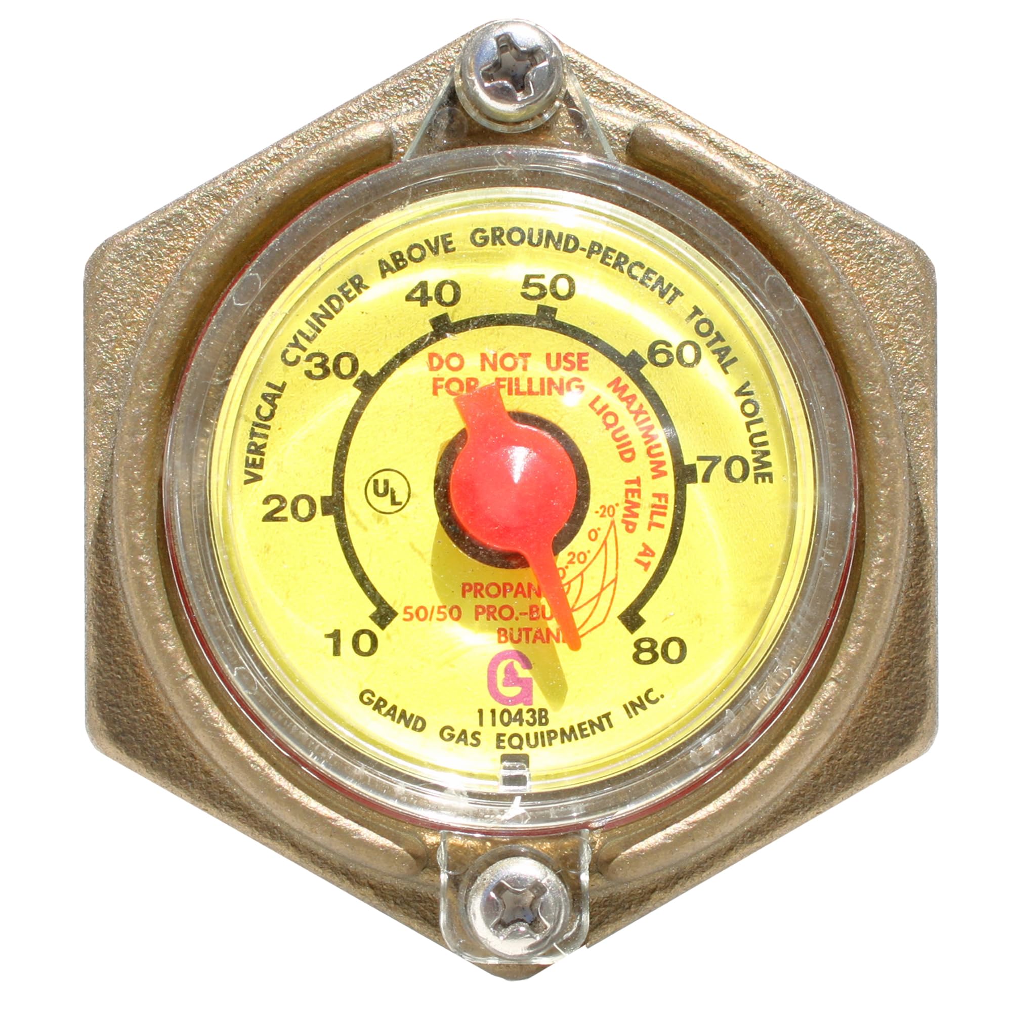 Flame King 200-Pound CYL200ASME ASME Propane Tank, Multi-Valves with Accurate Gas Level Gauge