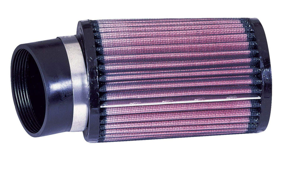High-Flow K&N Original Lifetime Universal Clamp-On Air Filter: High Performance, Premium, Washable: Flange Diameter: 2.75 In, Filter Height: 6 In, Flange Length: 2 In, Shape: Round, RU-3190