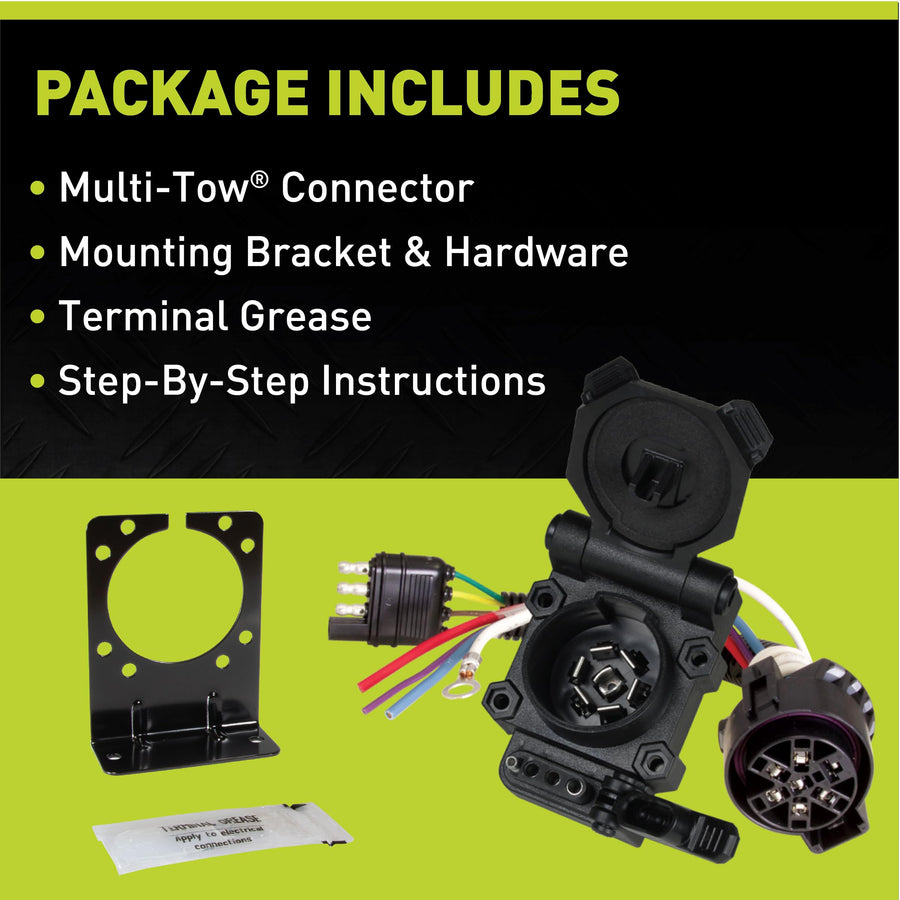 Hopkins Towing Solutions Endurance Multi-Tow 4 Flat to 7 RV Blade and 4 Flat Wiring Kit 47180