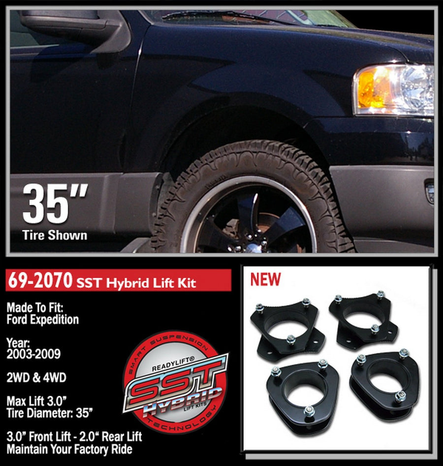 ReadyLift 3"F / 2"R Lift Kit - Ford Expedition/Navigator 69-2070 2003-2017