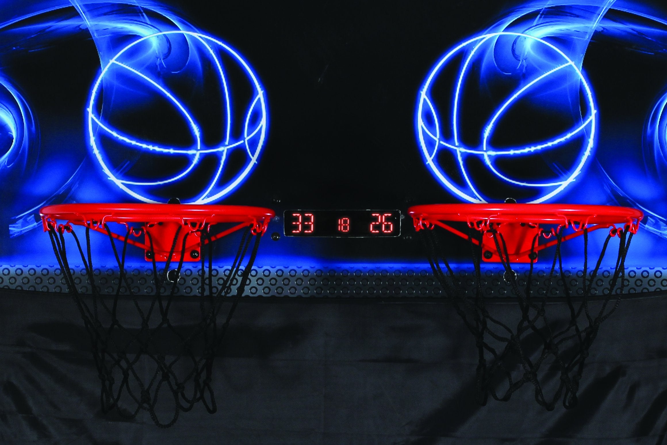 Double Shootout Atomic Deluxe Arcade Basketball Game