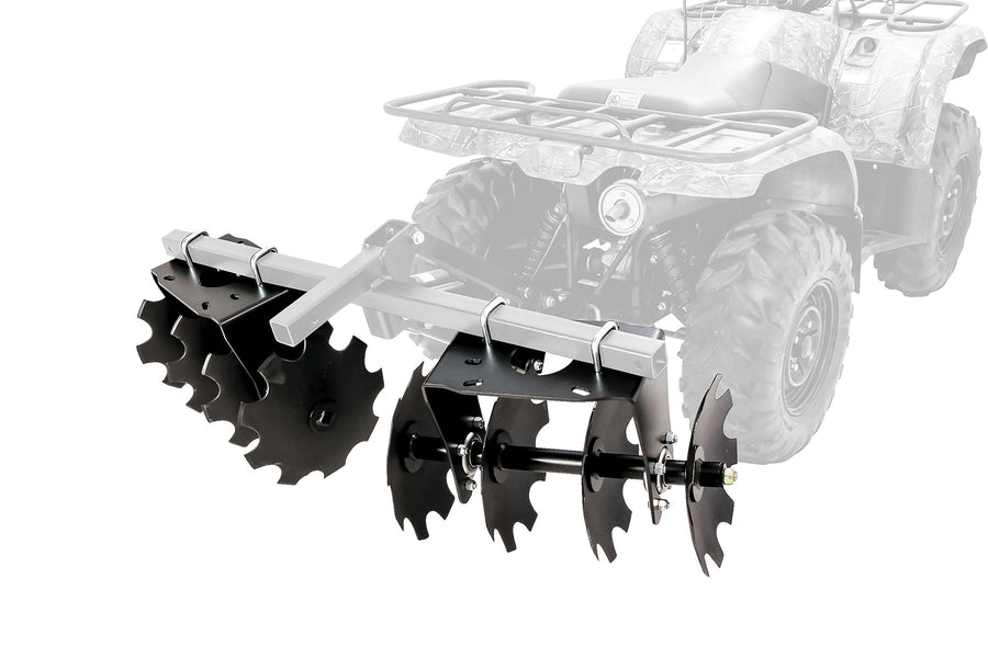 Camco Black Boar ATV/UTV Disc Harrow Implement | Specifically Designed to Break up Tough Ground Thoroughly | (66001)