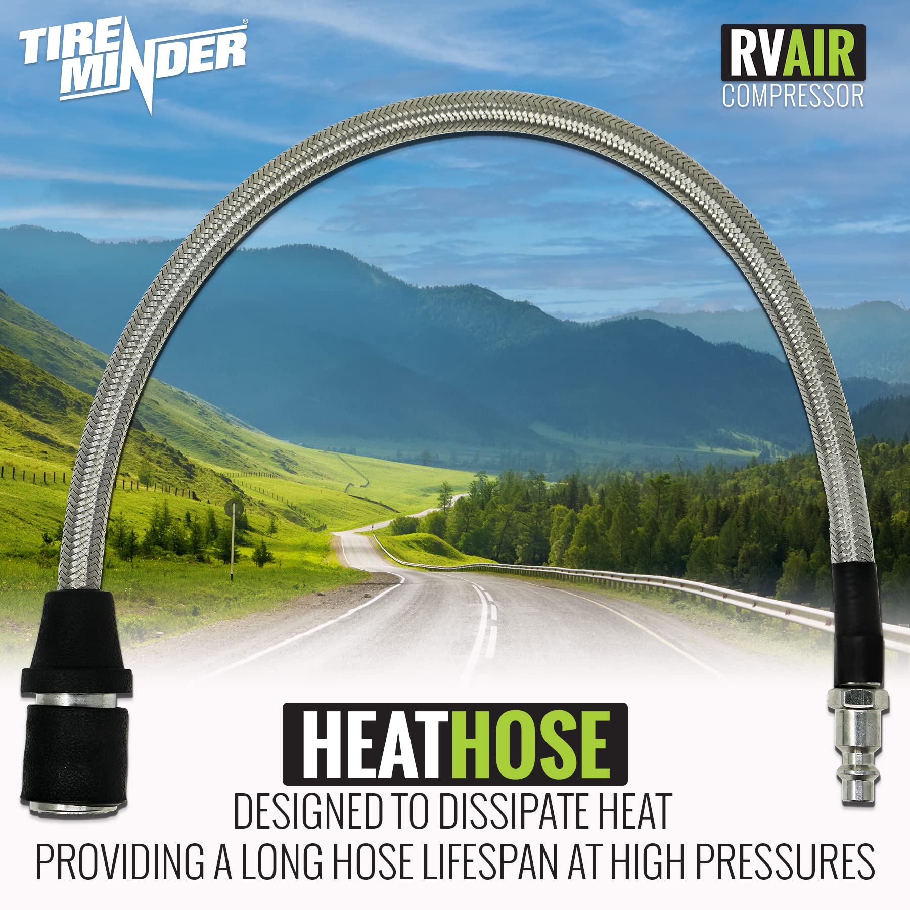 Silver TireMinder RV AIR Compressor