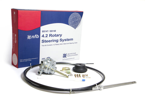 Dometic SeaStar Rotary Steering Kit NFB (No Feedback) with Single Cable, SS14712, 12ft.
