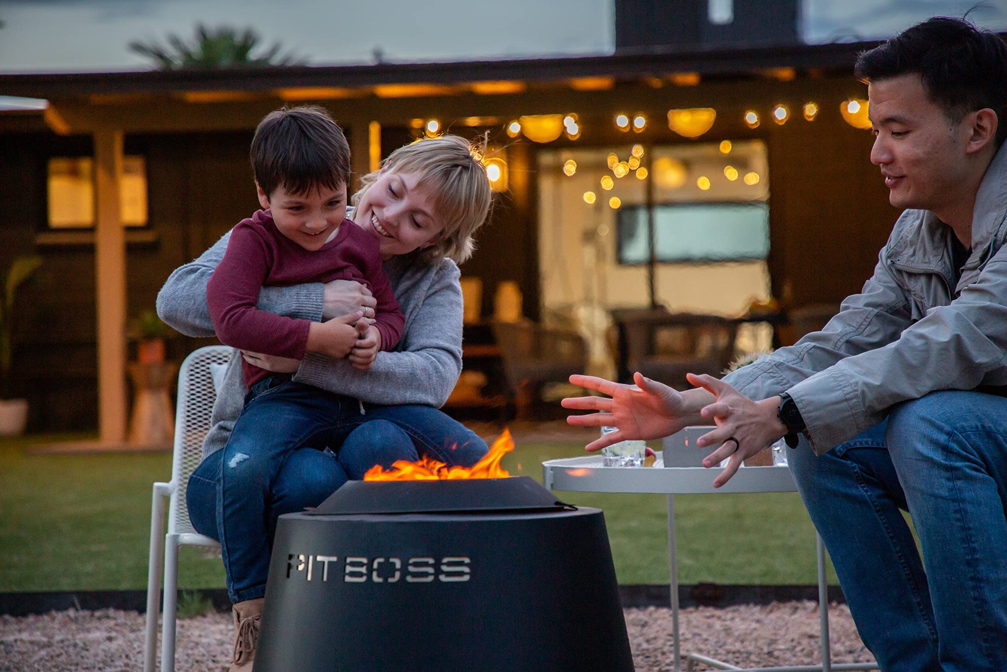 Pit Boss Smokeless Fire Pit, Black Sand, (10842)