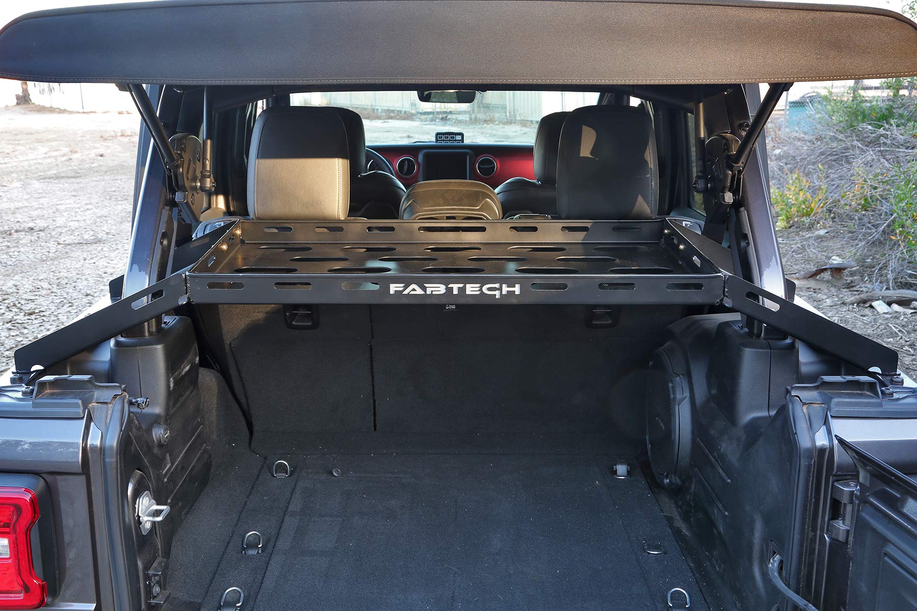 Jeep Jl Fabtech-FTS24211 Cargo Rack, Black