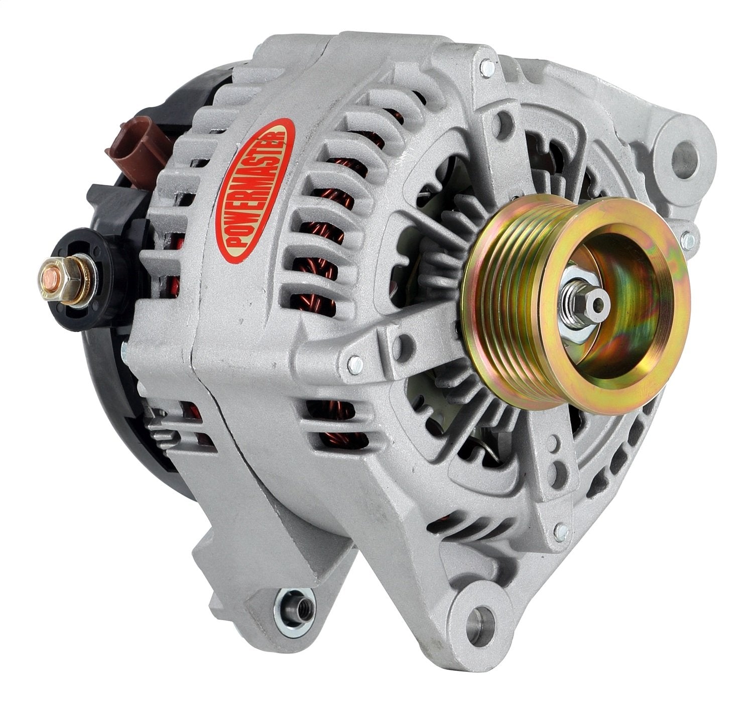 Alt Denso Powermaster Natural 245A 7 grv Pulley Dodge Dakota/Durango/Ram 2003-06 5.7L Ext Regulated Hairpin Upgrade