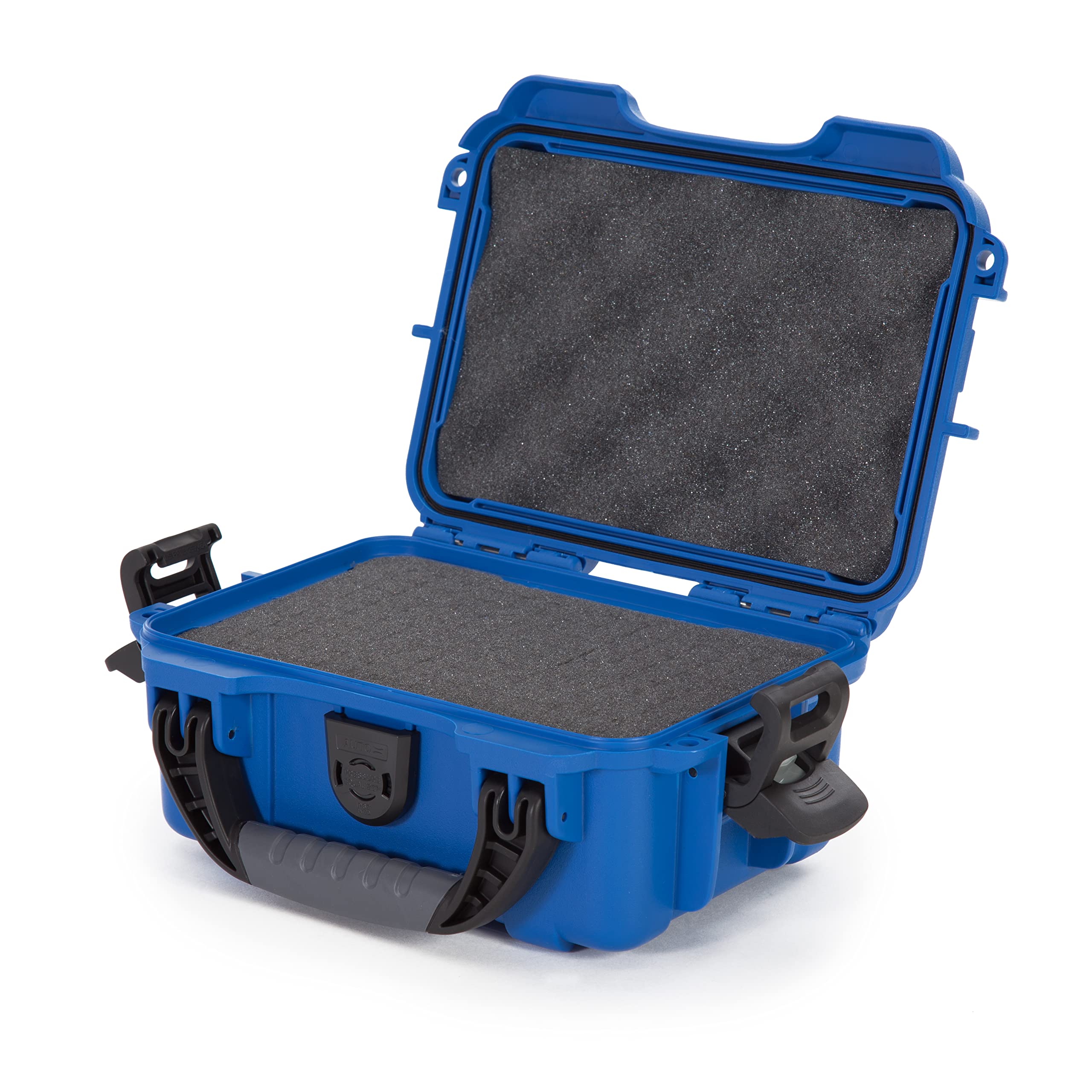 Small Nanuk 903 Waterproof Hard Case with Foam Insert 9.1" x 6.8" x 3.8" - Blue