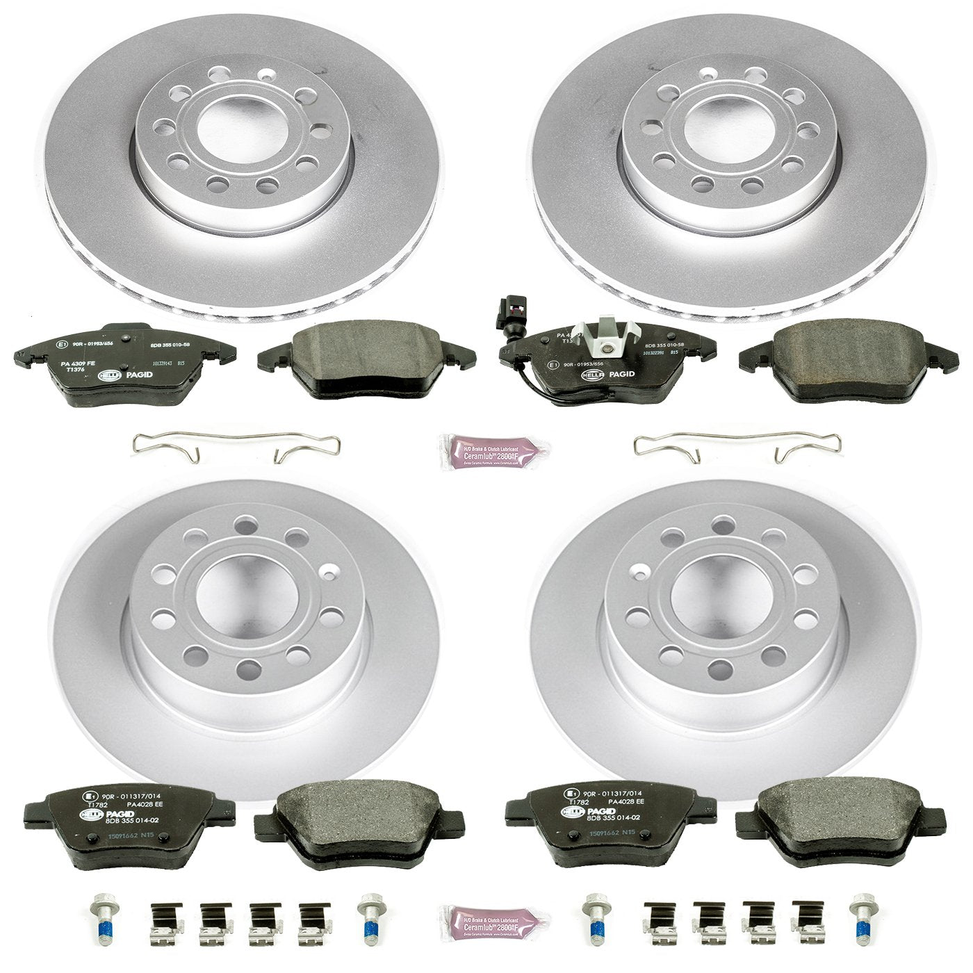 Euro-Stop Power Stop ESK6726 Brake Kit Front and Rear