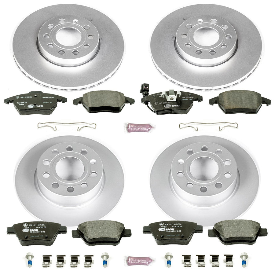 Euro-Stop Power Stop ESK6726 Brake Kit Front and Rear