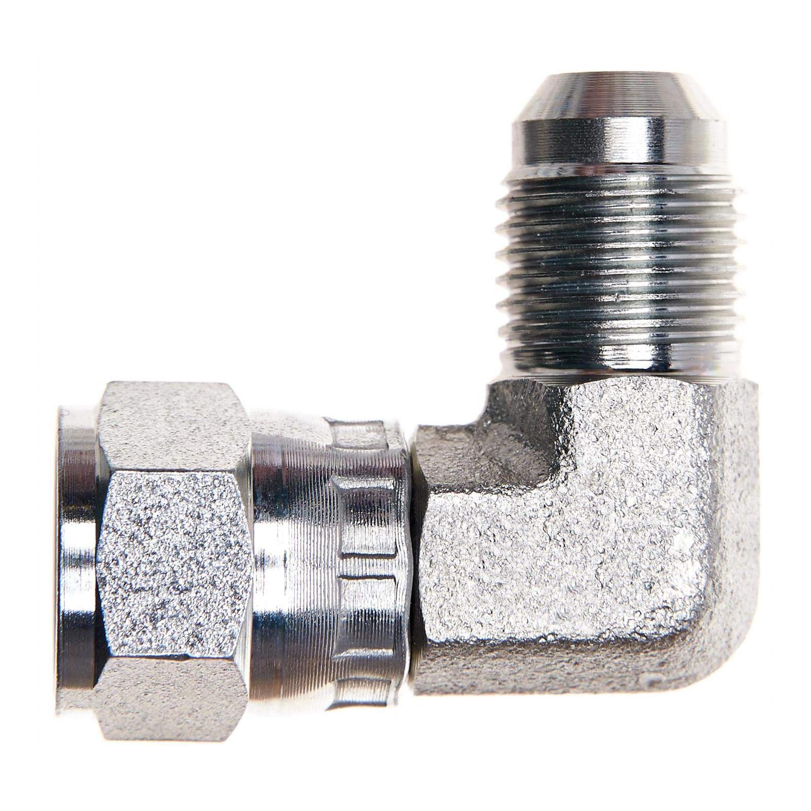 Gates Male Jic 37 Flare to Female Jic 37 Flare Swivel 90 G60422-1010 (SAE to SAE)