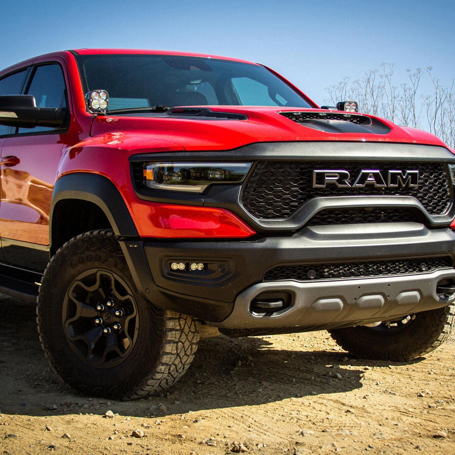 Baja Designs A-Pillar Light Kit XL Pro LED for Dodge RAM 1500 Rebel 2019-22, 1500 TRX 2021-23 Truck (Driving/Combo; Clear)