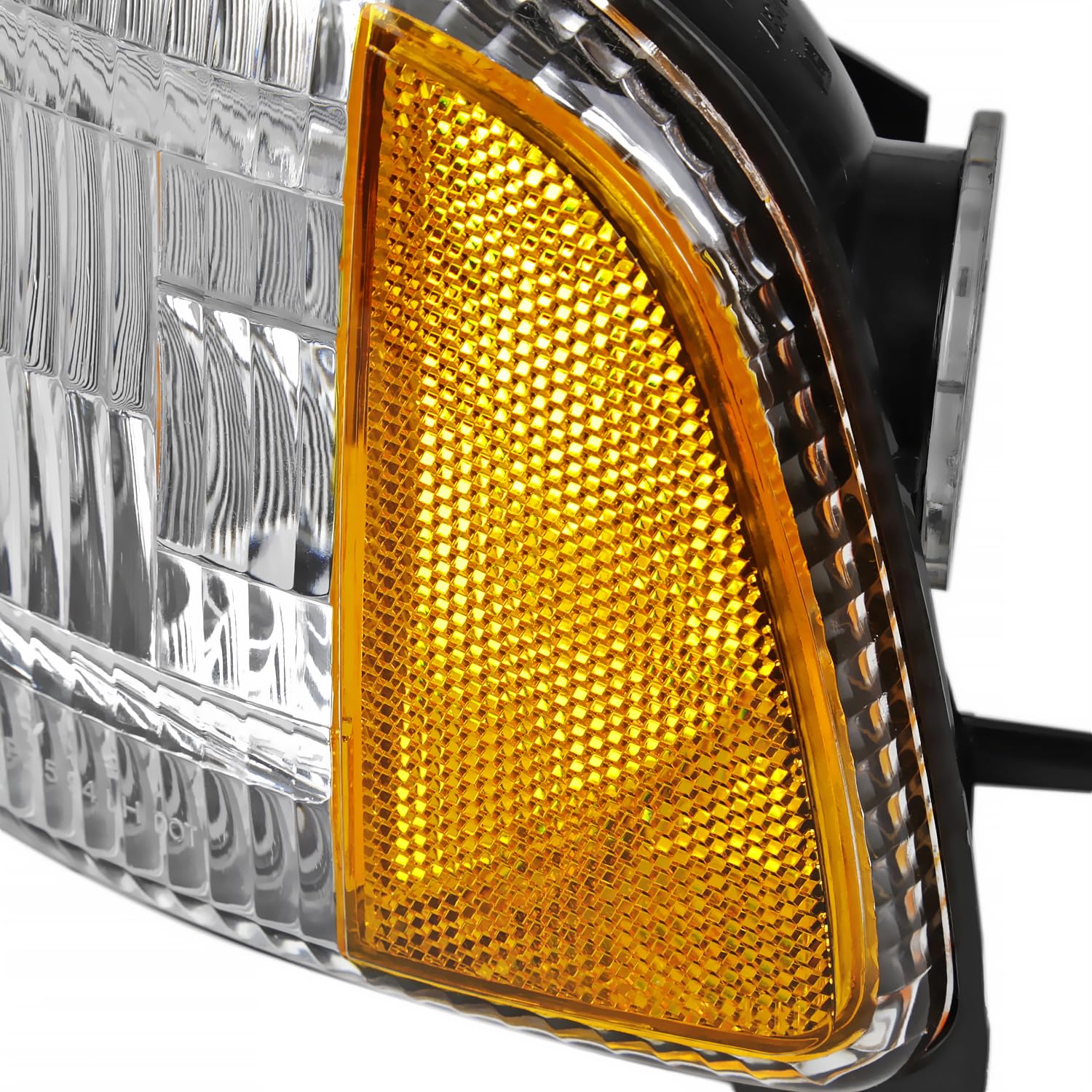 Factory Replacement SPEC-D TUNING Headlights Compatible with 1994-2001 Dodge Ram 1500 2500 3500 Left + Right Head Lights Assembly