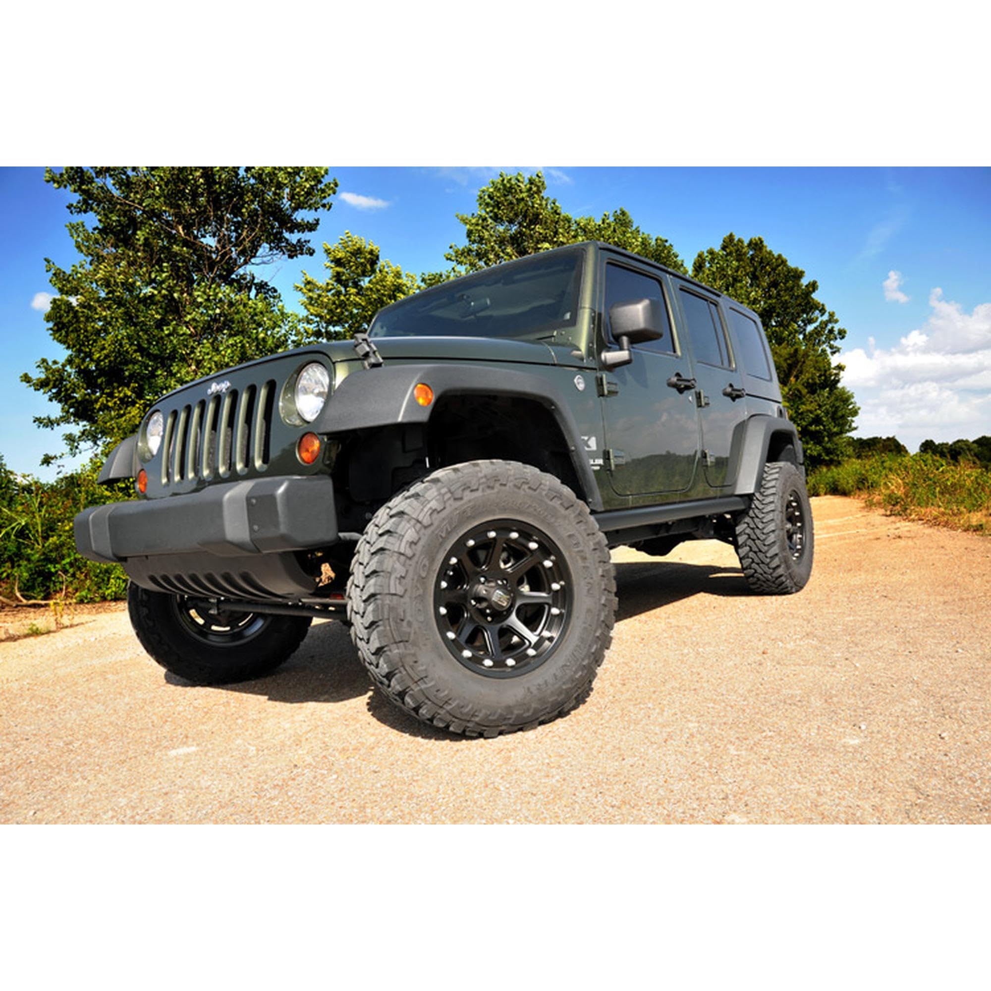 3.5" Lift Kit Rough Country for 2007-2018 Jeep Wrangler JK Unlimited - 69440