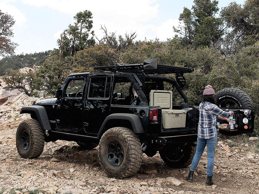 Extreme Slimline II Front Runner 1/2 Roof Rack Kit Compatible with Wrangler JK 4 Door (2007-2018)