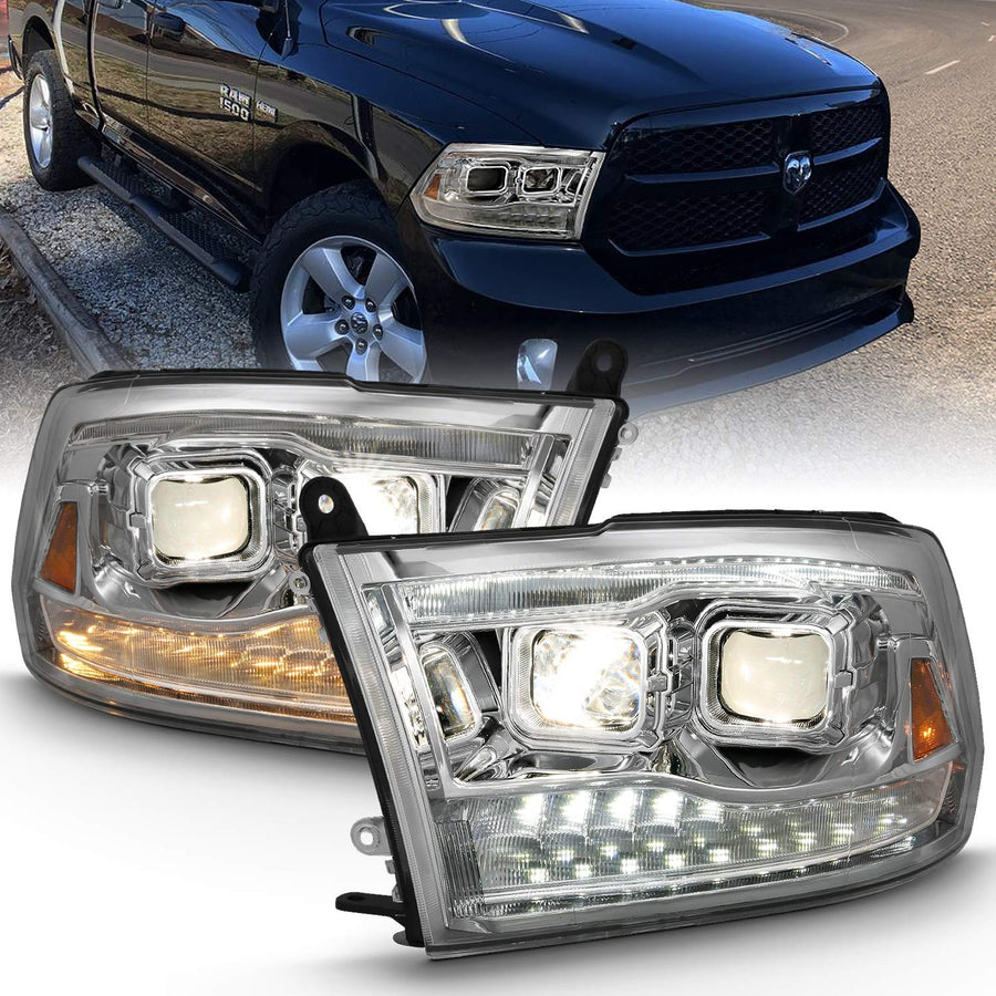 111441 Anzo USA Projector Headlamps Fits Dodge Ram 1500