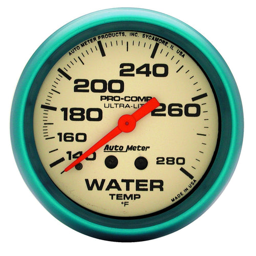 Ultra-Nite Auto Meter Water Temperature Gauge