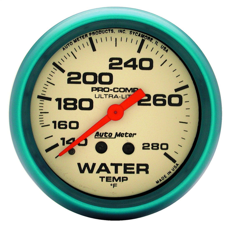 Ultra-Nite Auto Meter Water Temperature Gauge