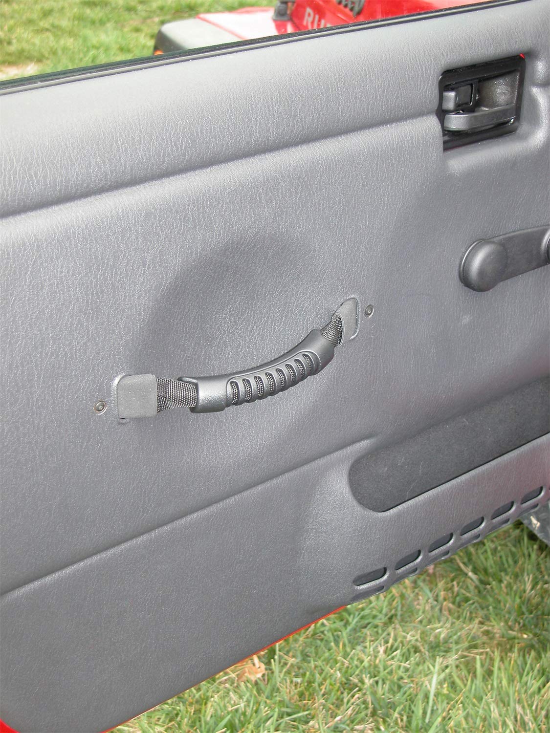 Door Pull Straps Rugged Ridge for Jeep Wrangler TJ | Nylon, Black | 11826.01 | Fits 1997-2006 Jeep Wrangler TJ