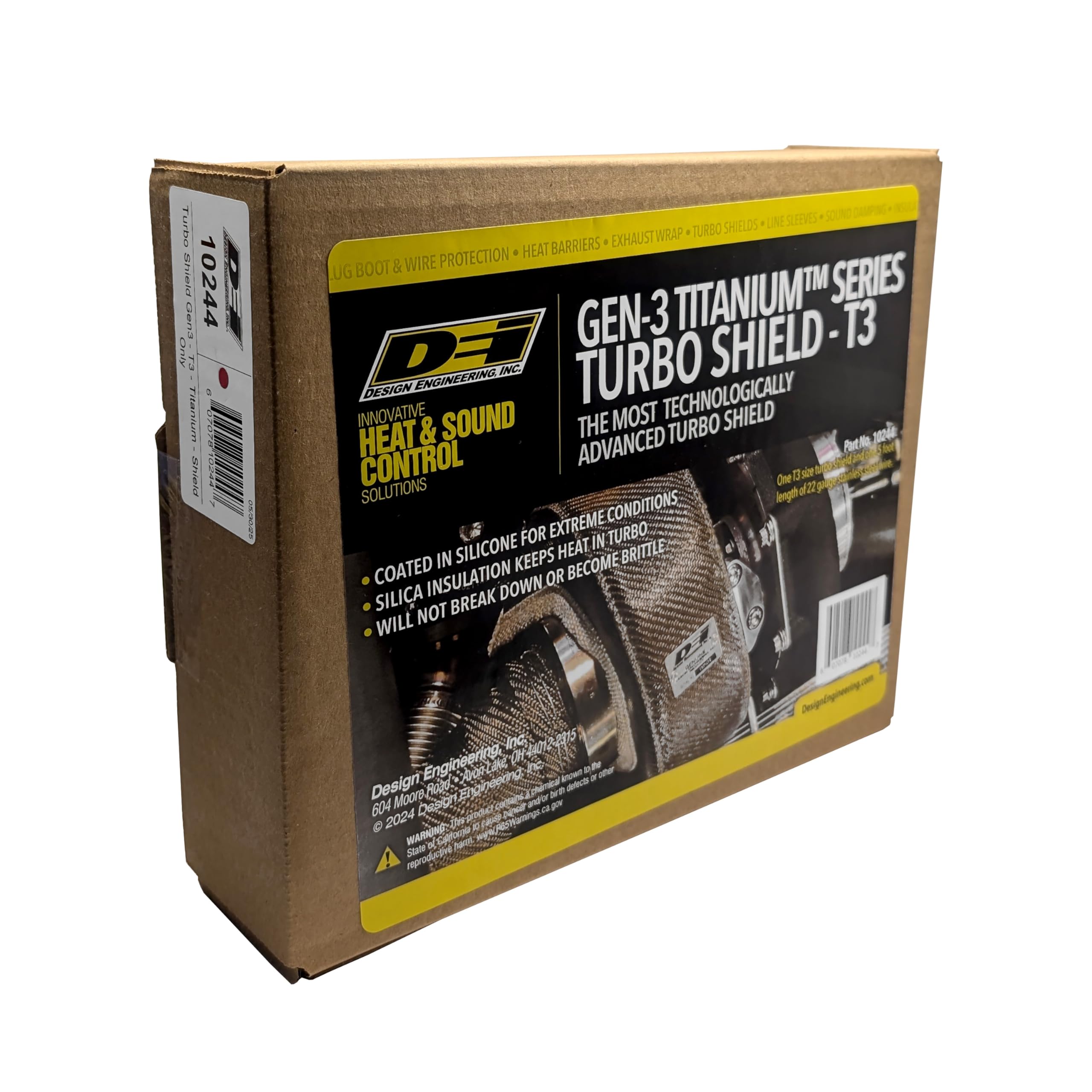 Titanium Turbo Shield/Blanket Design Engineering 10244 T3 GEN-3