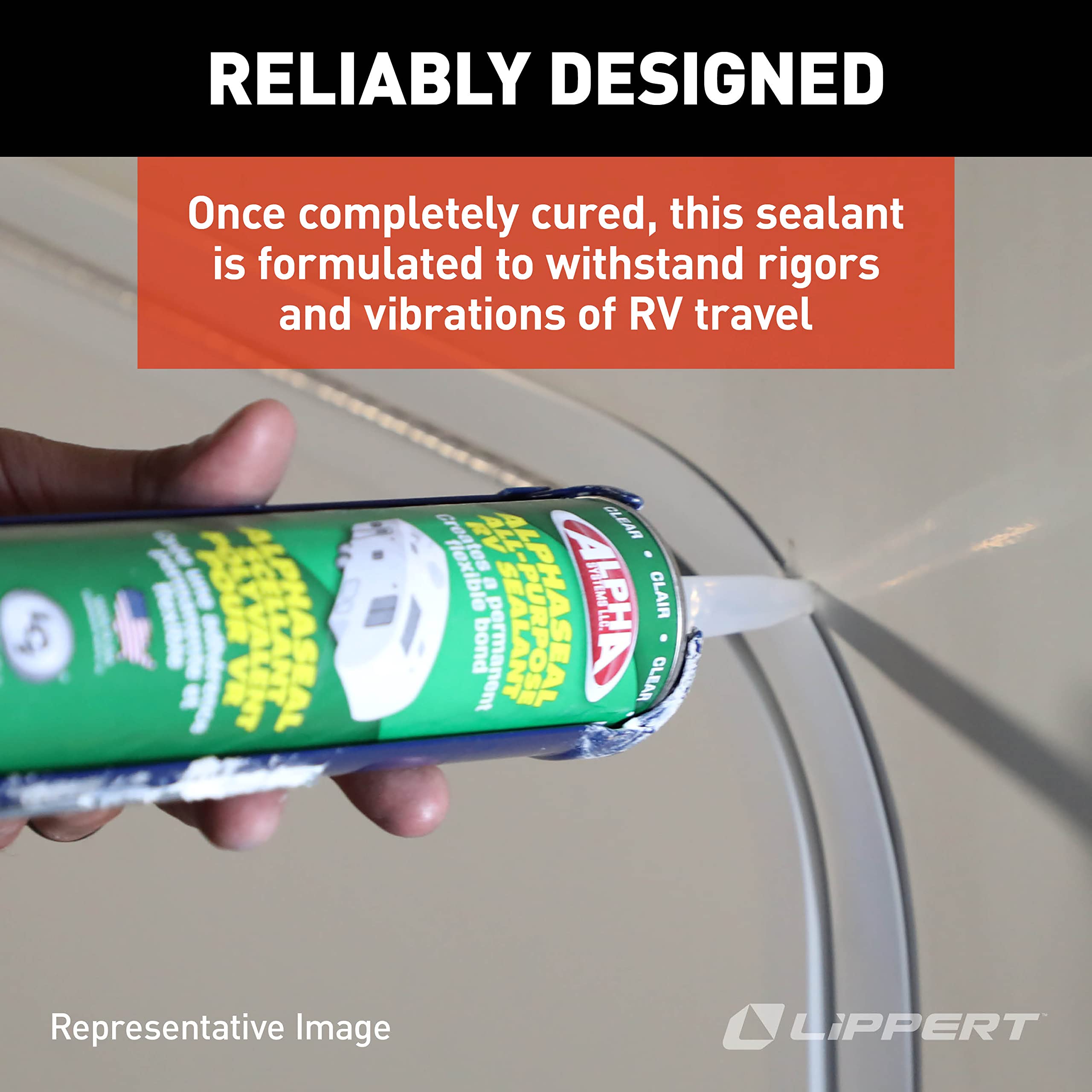 Non-Sag Sealant 1010 for 5th Wheel RVs, Travel Trailers and Motorhomes