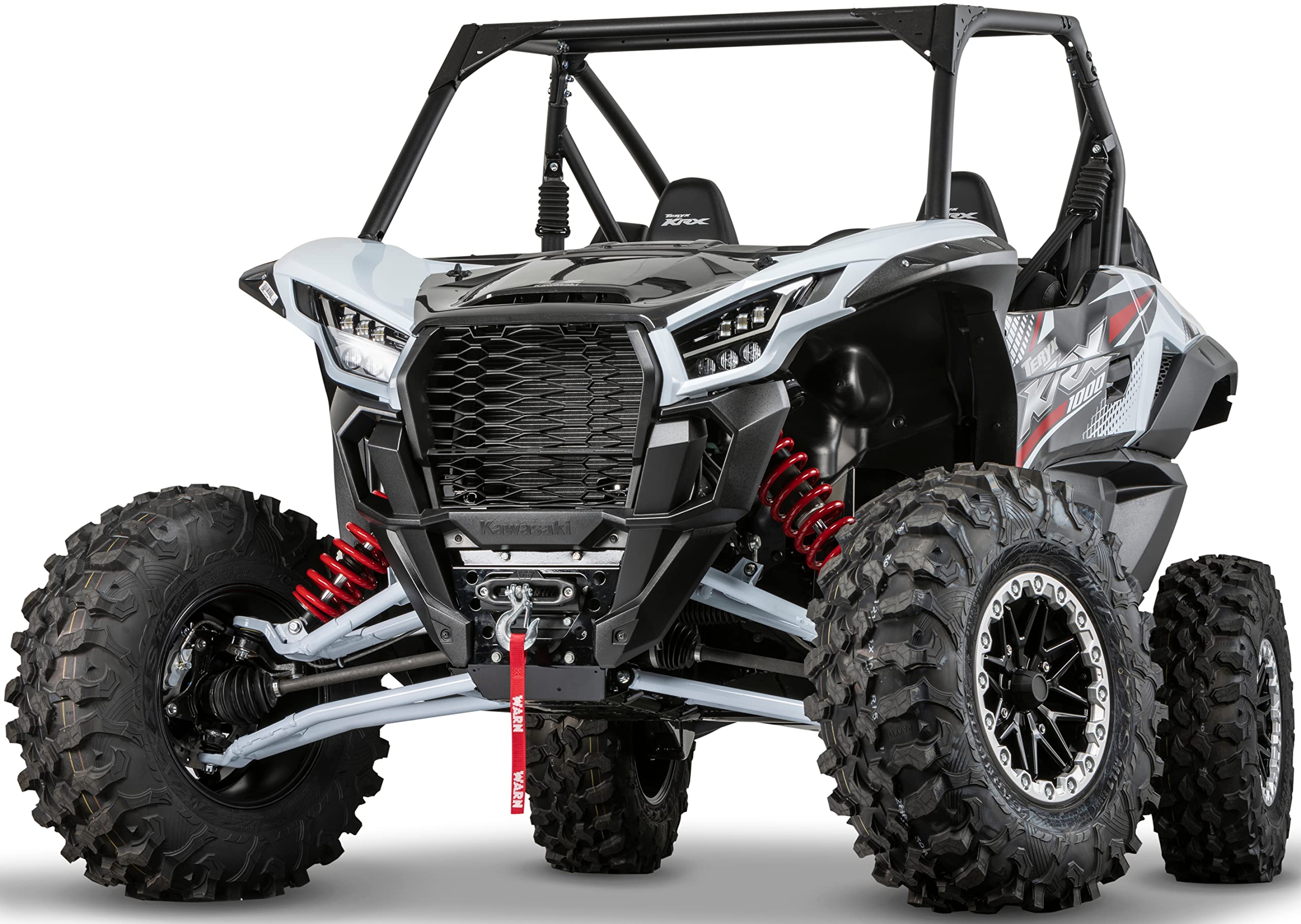102102 WARN Winch Mounting Kit, Fits: Kawasaki Teryx KRX1000 ATV/UTV (2020-2021), Black
