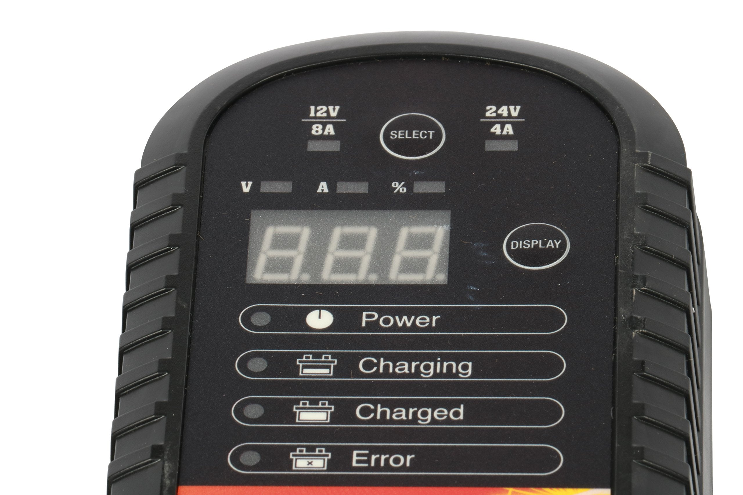 Battery Doctor WirthCo 20068 Black CEC Certified Smart Battery Charger and Maintainer (12V to 24V, 4 Amp to 8 Amp)