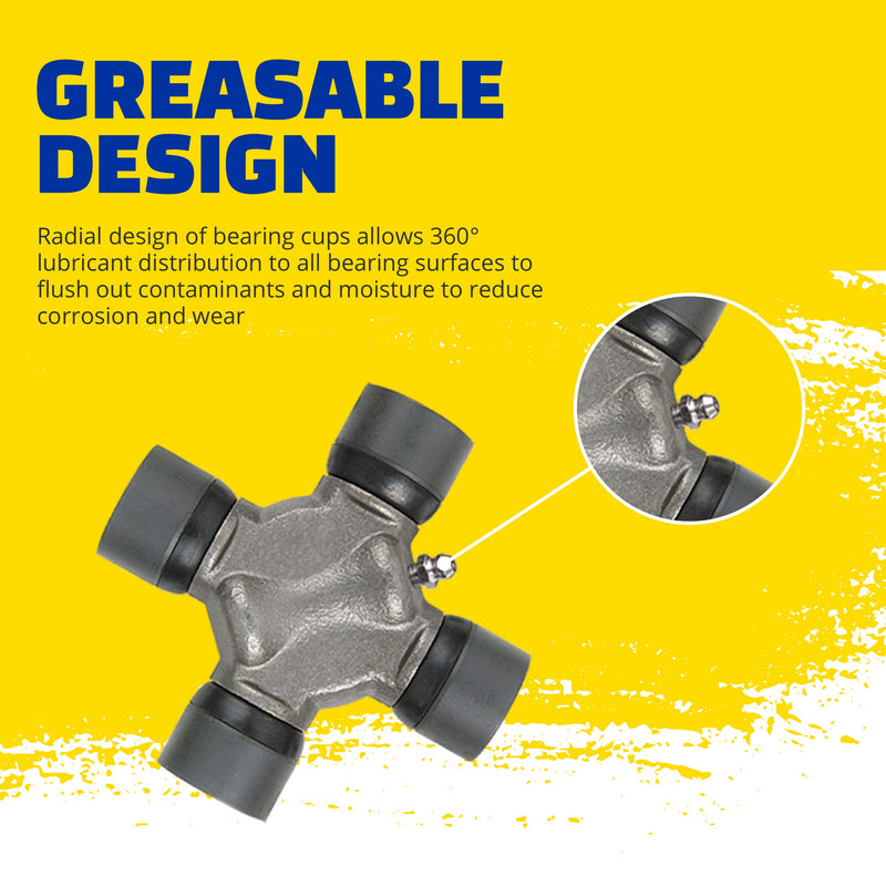 Premium MOOG 458C Greaseable Universal Joint for Dodge Ram 1500