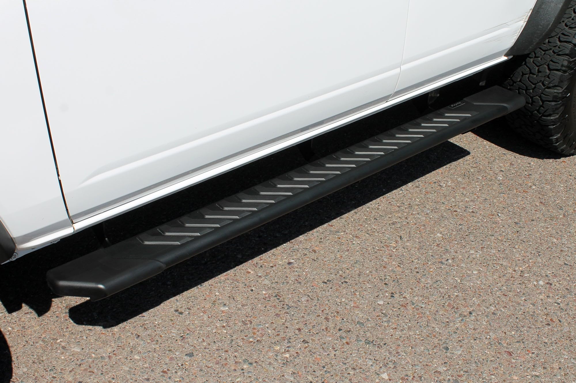 Running Boards Raptor Series Steps 5in OEM Style Full Tread Black Aluminum Compatible with 21-26 Bronco 4-Door