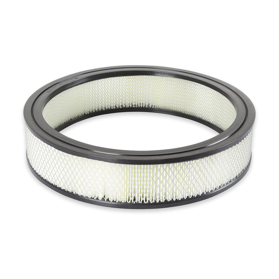 Air Filter Mr. Gasket 6403 - 14 Inch x 3 Inch - Replacement - White