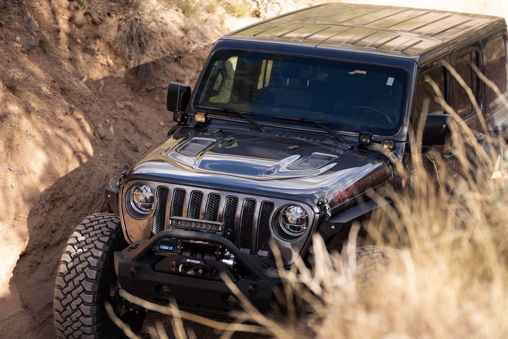 A-Pillar Light Mounts Dual Pod for 2018-2025 Jeep Wrangler JL & 2020-2025 Gladiator JT | Fits (4) 3-inch Cube Lights | DV8 Offroad | Low Profile | Black Powder Coat Finish | Pair