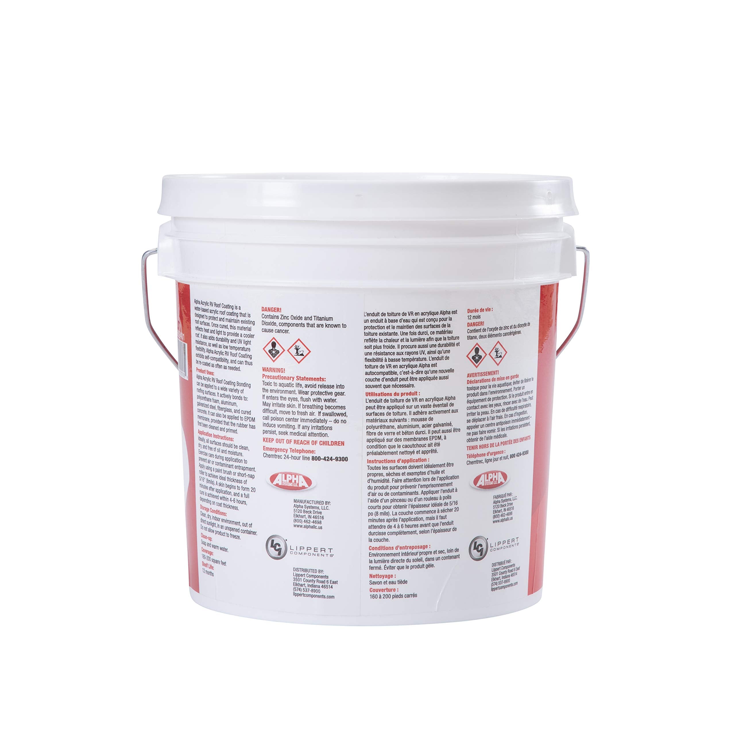 Acrylic Roof Coating 4034 for 5th Wheel RVs, Travel Trailers and Motorhomes