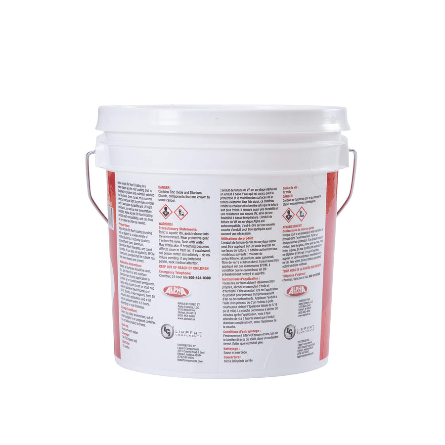 Acrylic Roof Coating 4034 for 5th Wheel RVs, Travel Trailers and Motorhomes