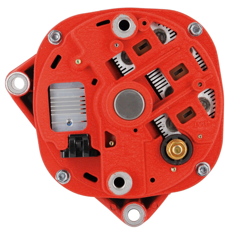 Alt GM CS144 Powermaster Red Wrinkle 300A XS Volt™ 6grv Pulley/Baffle Note:Competition Only-Not for Street Use
